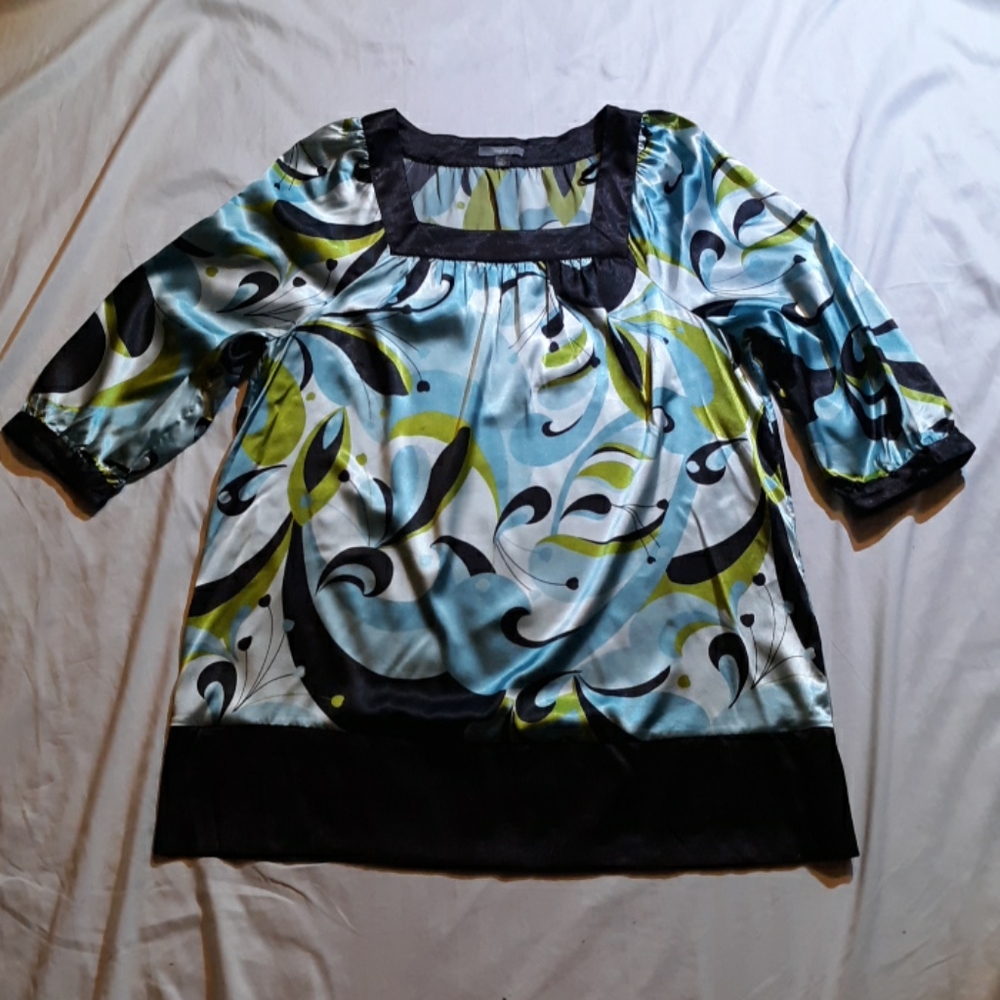 ⏰️Apt. 9 fancy shortsleeve blouse